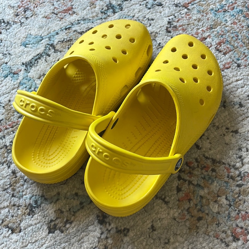 Yellow Crocs